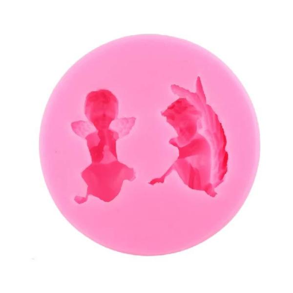 Molde De Silicona Dos Ángeles H01-006E6-02