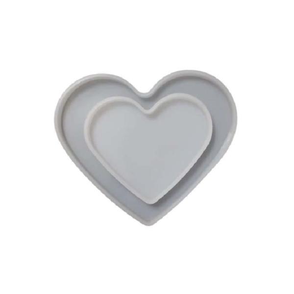 Molde De Silicona Bandeja Corazón G76-001Z10
