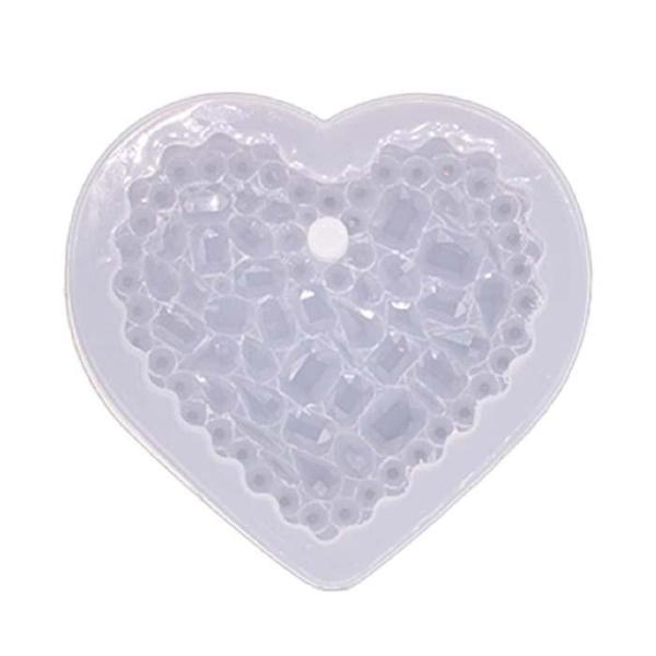 Molde De Silicona Corazón Cristal G57-005W10-02