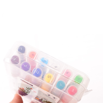 Marcador Acrilico Doble Punta X 12 Colores