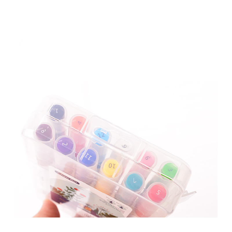 Marcador Acrilico Doble Punta X 12 Colores