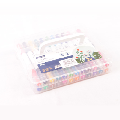 Marcador Acrilico Doble Punta X 24 Colores