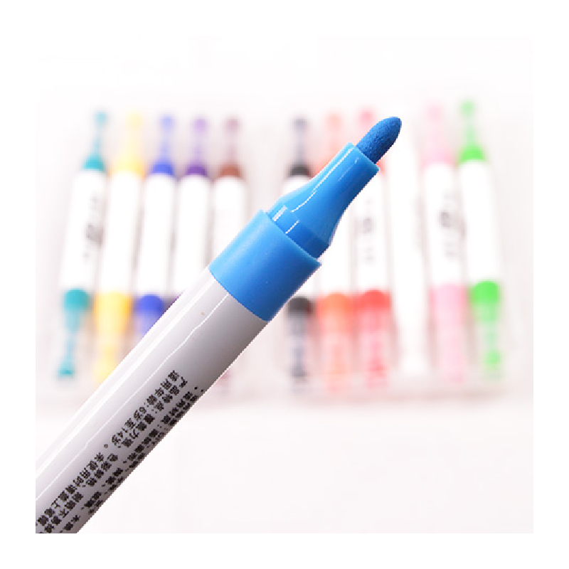 Marcador Acrilico Doble Punta X 48 Colores