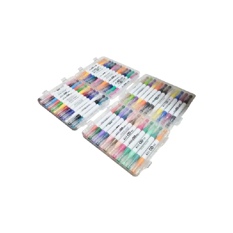 Marcador Acrilico Doble Punta X 48 Colores