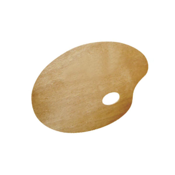 Paleta Ovalada De Madera