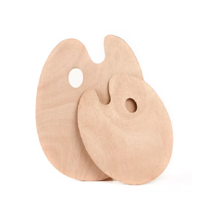 Paleta Ovalada De Madera