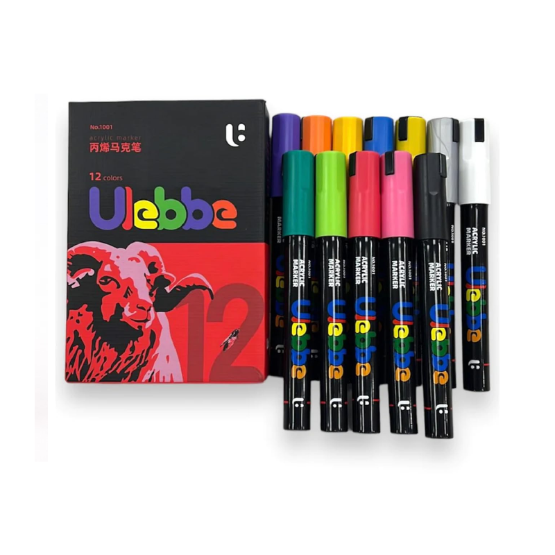 Marcadores Acrilicos X 12 Colores