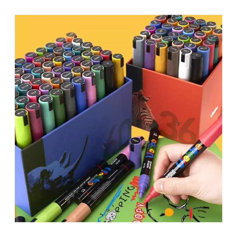 Marcadores Acrilicos X 12 Colores