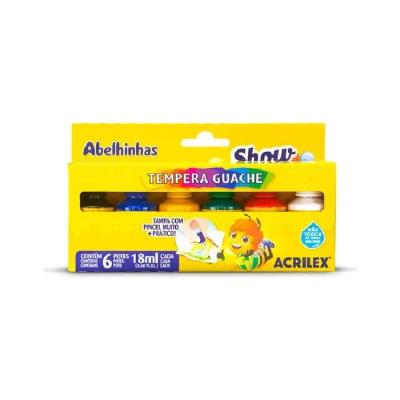 Tempera Gauche Show X 6 Colores 18 ml