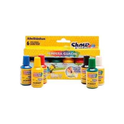 Tempera Gauche Show X 6 Colores 18 ml
