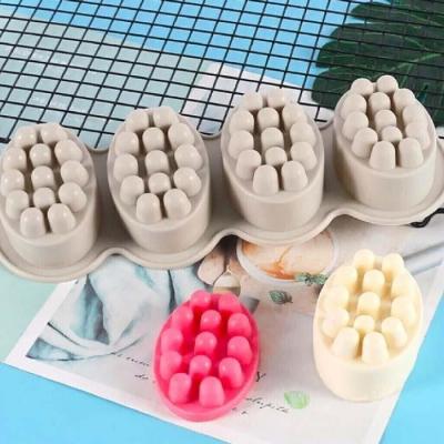 Molde Para Jabón Masajeador X 4 Unidades