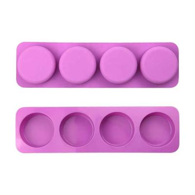 Molde Para Jabón Circular X 4 Unidades