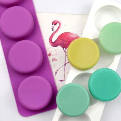 Molde Para Jabón Circular X 4 Unidades