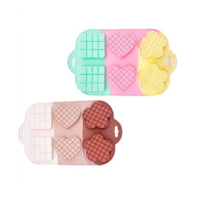 Molde De Reposteria Tricolor X 6 Cavidades