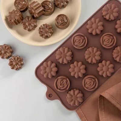 Molde De Reposteria Flores X 15 Cavidades