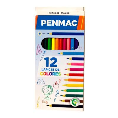 Lapiz Penmac x12 Colores Largos