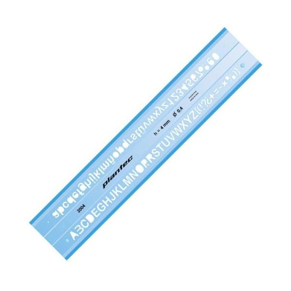 Letrógrafo Inyectado Normalizado Altura 4 Mm