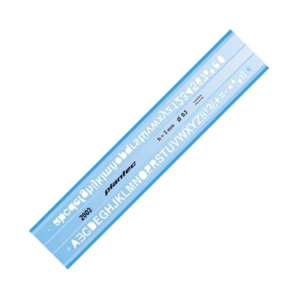 Letrógrafo Inyectado Normalizado Altura 3 Mm