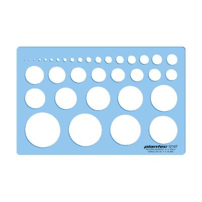 Plantilla Inyectada Circulos/Radios Polares