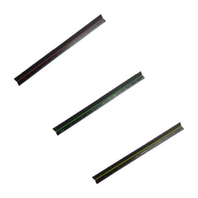 Escalímetro Negro Escalas Bajas 30 Cm (14503)