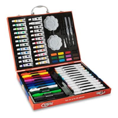 Valija De Arte 66 Piezas (Azul)