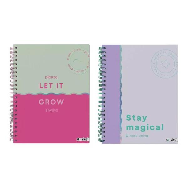 Cuaderno A4 Tapa Dura 96 Hjs Pastel Block