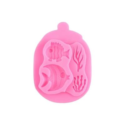 Molde De Silicona Peces X 2 028X12