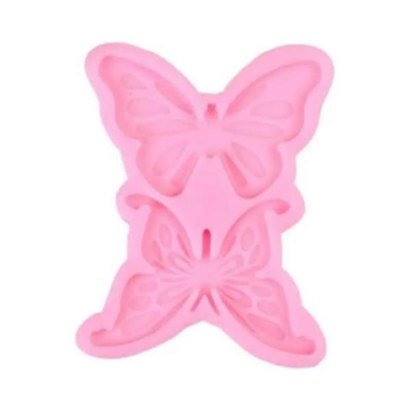 Molde De Silicona Mariposas X 2 029S12