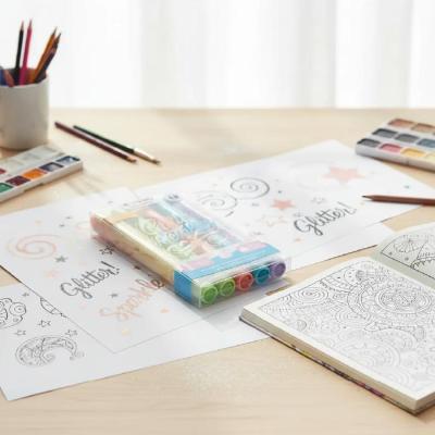 Resaltador Metálico Glitter X 5 Colores