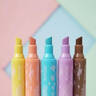 Resaltador Metálico Glitter X 10 Colores