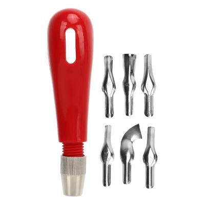 Lino Carving Cutter Tols Con 6 Gubias