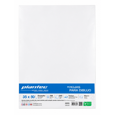 Papel Para Dibujo 106 Grs 35 X 50 Cm X Unidad