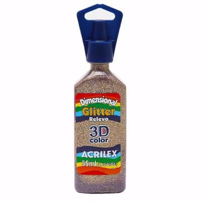 Pintura dimensional glitter 35 ml. Acrilex