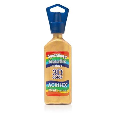 Pintura Dimensional Acrilex Metallic 35 ml