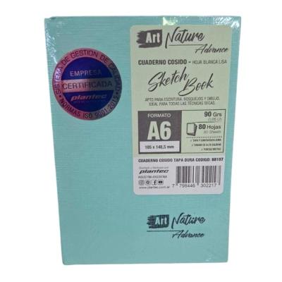 Cuaderno Art Nature 90 G Advance Liso A6 X 80 H | Bartola Artística