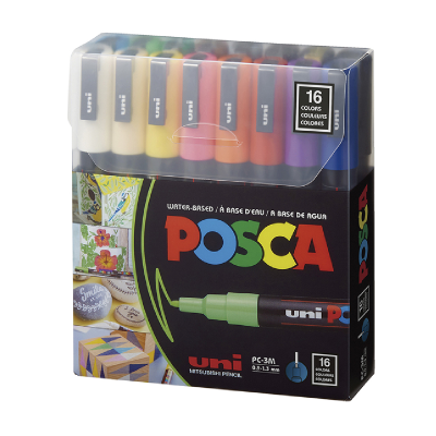 Marcador PC - 3M Estuche X 16 Colores