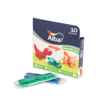 Plastilina Alba Magic X 10 Unidades