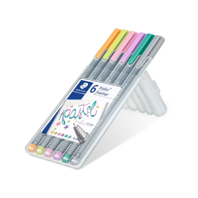 3 mm ) X 6 Colores Pastel