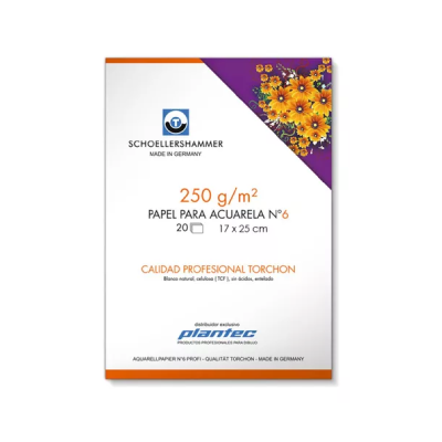 Block Papel Torchon 20 Hjs 250 Grs 17 X 25 cm