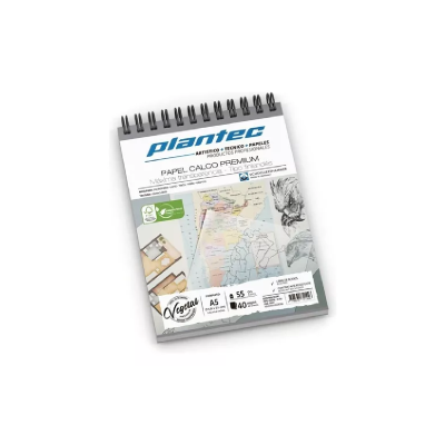 Block Anillado Papel Vegetal 40 Hjs 55 Grs A5