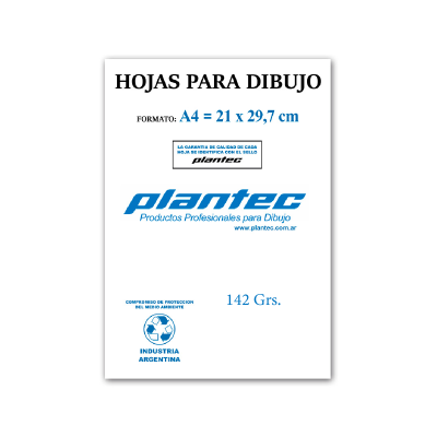 Papel Para Dibujo Por Unidad 142 Grs A4 X 10 Hojas