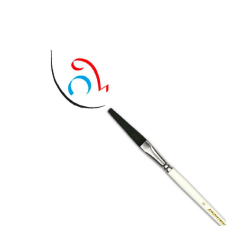 Pincel Plano Para Filetear Oreja De Buey Serie 8380