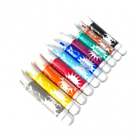Tempera Alba Magic Por Color 10 Unidades De 8 ml