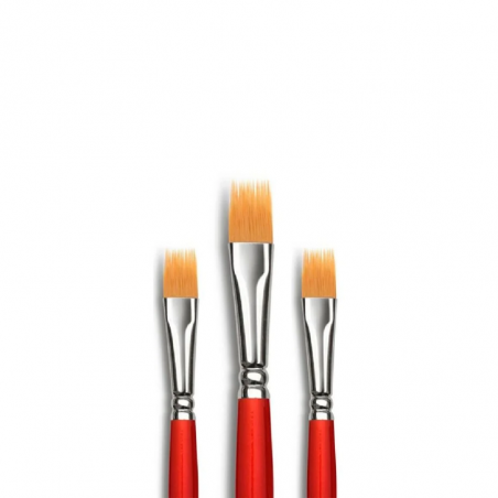 Pincel Entrecortado, Fibra Sintética Dorada Toray Serie 8440