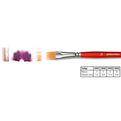 Pincel Entrecortado Toray Dorado Serie 8440 N° 8 - Imagen 2