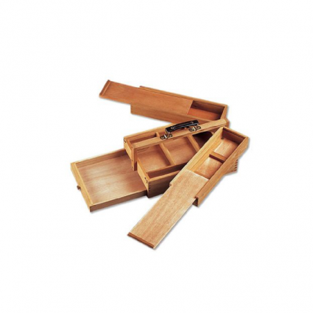 Caja Multifunción De Madera 36,3 X 23,7 X 15,4 cm