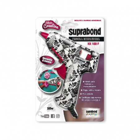 Pistola Encoladora HX 100 Diseño De Flores