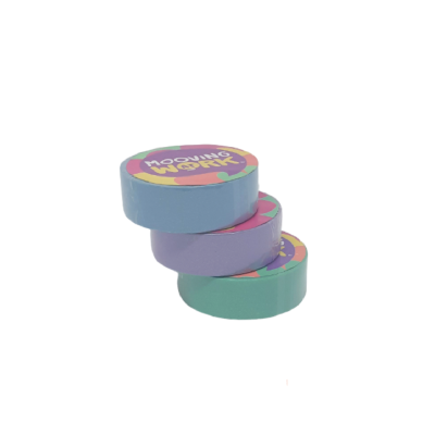 Cinta Decorativa Tape Tonos Pastel Con Glitter - Imagen 2