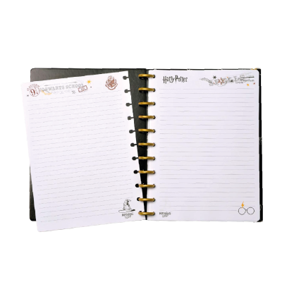 Cuaderno Inteligente A Discos Harry Potter 80 Hjs 90 Grs Carta - Imagen 2
