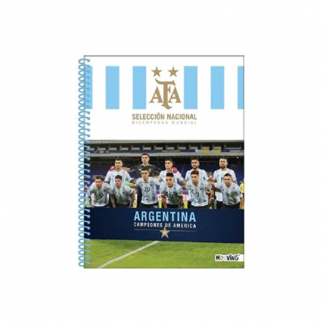 Cuaderno Universitario Rayado AFA Selección 80 Hjs 70 Grs A4
